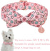 Valentine’s Day Dog Collar with Bow Tie, Pink Heart Bowtie Collar with Metal Buckle, Valentine’s Day Gift Pet Collar for Puppy Girl Boy Dog or Cat...