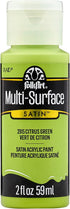 FolkArt Multi-Surface Paint in Assorted Colors (2 oz), 2915, Citrus Green...