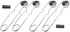 4 pcs Flint Spark Torch Igniter Single Flint Spark Lighter for Propane Torch Striker with 10pcs Flints...