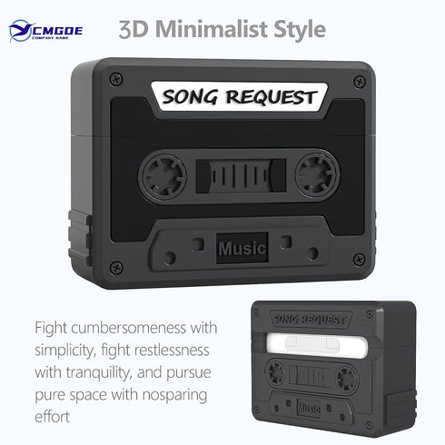 Cassette Tape Case Cover for AirPods Pro 2nd Generation,Look Back Past,Enjoy Future,Shock Resistant,Washable,Scratch Proof,with Cleaning Kit&Beaut...