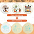 Yuxung 5 Sets Embroidery Kit for Beginners Adult Fall Thanksgiving Embroidery with Pumpkin Maple Leaf Pattern DIY Starter Needlepoint Kit with Emb...