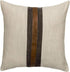 BOYSUM Farmhouse Decorative Outdoor Throw Pillow Covers for Couch Sofa Bed Brown Faux Leather Accent Pillow Cover Modern Decor Pillow Case 18 x 18...
