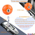 Arenbel 5 Ball Car Racing Shifter Lever Stick Knob Polished Gear Shift Grip Handle Fit Most Auto Manual Vehicles, Orange...