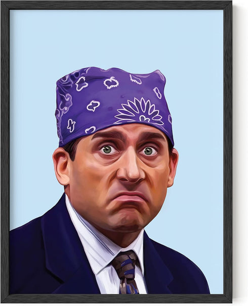 HAUS AND HUES Michael Scott Poster – The Office TV Show Wall Art, Funny Prison Mike Print for Fans, Office Spaces & Home Decor | Great Gift Idea |...