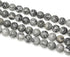 AAA Natural Map Stone Beads Gray Picasso Stone Beads for DIY Bracelet Making 15" (6mm)...