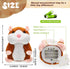 Talking Hamster Repeats What You Say Plush Hamster Toy Interactive Toys Stuffed Hamster Repeating Plush Animal Toy for Kids Early Learning...