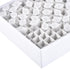 uxcell Centrifuge Tube Freezer Storage Box 100-Well Cardboard Holder White for 0.5/1/1.5ml 12mm Dia Micro Centrifuge Tubes...