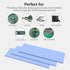 UCEC 30PCS Silicone Thermal Pads GPU, Reusable CPU Thermal Pad GPU Thermal Pads SSD Thermal Pad, Conductive Heatsink 0.5/1.5/ 1mm Thermal Pad for ...