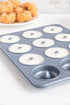 Fox Run Non-Stick Mini Donut Pan, 12-Cavity Donut Mold, Makes 2" Bite Sized Donuts...