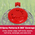 Chapin 4998: 8-Pattern Metal Circle Sprinkler, 360 Degree Sprinkler Head for Small Gardens and Lawns, Up to 40 ft Coverage Area, Lawn Sprinkler, S...