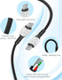 Bling USB C Car Charger, 38W PD + QC Dual Port Fast Charging Adapter with 3.2FT Type-C Charging Cable Compatible for iPhone 15 Pro Max iPad Androi...