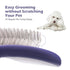 Dog Brush for Poodles-Best Dog Grooming Brush for Poodles Dematting, and Detangle-Dog Brush for Poodles Grooming and Bathing...