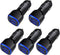 USB Car Charger,5Pack 2.4A Dual Port USB Cigarette Lighter Car Phone Charger Plug Car Adapter for iPhone 15 14 13 12 SE 11 Pro Max, Samsung Galaxy...