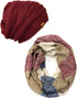 Wrapables® Winter Warm Knitted Infinity Scarf and Beanie Hat Set...