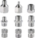SAGUD 9pcs Airbrush Adapter Set Air Brush Fitting Connector Kit Airbrush Accessories for Mini Air Compressor and Air Hose Supplies...