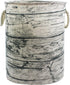 Mziart Unique Tree Stump Large Laundry Basket Bag with Rope Handles, Collapsible Wood Grain Waterproof Laundry Hamper Stylish Storage Basket Bin O...