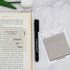 PARTSPOWER 100 Sheets Transparent Sticky Notes, 3X3 Inch, Pastel Translucent Annotating Sticky Notes for Books, Bible Study, Reading, Office Schoo...