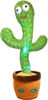 Pbooo Dancing Cactus Mimicking Toy,Talking Repeat Singing Sunny Cactus Toy 120 Pcs Songs for Baby 15S Record Your Sound Sing+Dancing+Recording+LED...