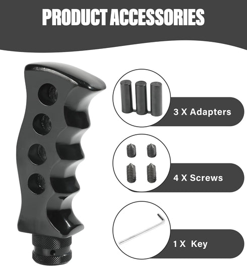 Shift Knob,Automatic Shift Knob,Car Gear Shift Knob,Car Accessories,Car Grip Knife Handle Gear with Screws and Spanner,Gear Lever Shift Knob Repla...
