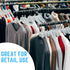 Discount Sizing- White Hanger 800 Size Clips XXS-XXXL | White Size Clips, Garment Markers for Retail Closet Organization...