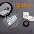Contact Lens Case, Cute Moon And Stars Contact Holder Cases Kit with Lenses Remover Tool Tweezers Mirror Solution Bottle Portable Contacts Contain...