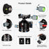 Koolehaoda Tripod Head Low Profile Ball Head, ?36mm Metal Panorama Ball Head with 1/4" Screw Arca Swiss Quick Release Plate for DSLR Camera Tripod...