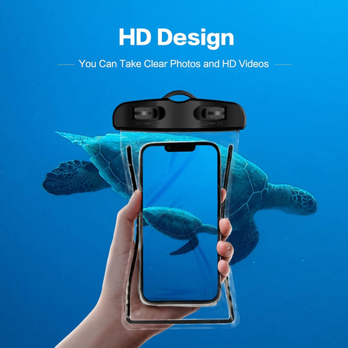 YSSOA Waterproof Cell Phone Case 2 Packs Waterproof Cell Phone Pouch for iPhone 16 15 14 13 12 11 Pro Max Mini XS XR 8 7 6S, Samsung Galaxy S21 S2...