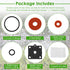 Replace for Wilkins 1/4"-1/2" Model 975XL 975XL2 Rubber Repair Kit Backflow Preventer Repair Kit, Including Lubricant...