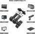SmallRig 5.5 Inches Adjustable Friction Articulating Magic Arm, with Both 1/4" Screw for LCD Monitor/LED Lights - 2065B...