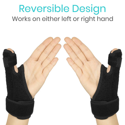 Vive Thumb Brace & Wrist Stabilizer (Fits Left and Right) - Thumb Spica Splint for Arthritis, Tendonitis, and De Quervains - Support Wrap for Men ...