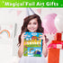 Vinlon Foil Fun Arts and Crafts Kits for Kids, Mess Free Kids Travel Activities Toys, DIY Art Craft Supplies, Gifts for Children, Boys and Girls A...