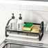 Sink Caddy, Sponge Holder for Kitchen Sink, Kitchen Bathroom Sink Organizer, 304 Stainless Steel Kitchen Countertop Organizer Soap Tray with Remov...