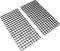 2pcs 30cm x 15cm Plastic Grid Divider Tray Egg Crate Louvre Aquarium Fish Tank Bottom Isolation, Black...