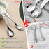 Toddler Utensils, 6 Pieces Stainless Steel Toddler silverware set, Kids Utensils Forks and Spoons, Mirror Polished Smooth Round Tableware and Dish...