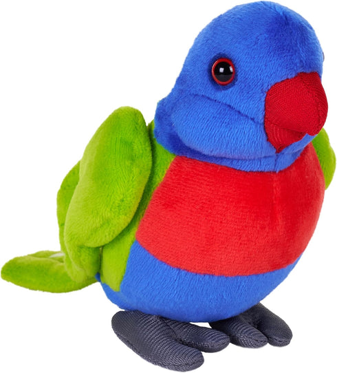 Wild Republic Pocketkins Eco Lorikeet, Stuffed Animal, 5 Inches, Plush Toy, Made from Recycled Materials, Eco Friendly...