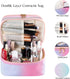 Travel Makeup Bag Cosmetic Bag Makeup Bags for Women Cosmetics Cases Portable Waterproof Foldable (Rainbow Pink)...