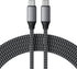 Satechi USB-C to USB-C 100W Charging Cable for USB Type-C Devices - 6.5 Feet (2 Meters) - Compatible with 2020/2019 MacBook Pro, 2020/2018 iPad Pr...