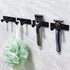 Shower Hook Inside Razor Holder: Adhesive Waterproof Wall Hook for Hanging, Shower Accessories...