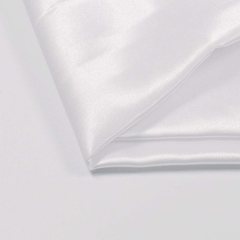 Charmeuse Satin White Fabric, 60" Wide, Silky, for Wedding,Bridal,Decoration, Fashion,Apparel Crafts by 1Yard...