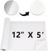 RENLITONG White Glitter HTV Heat Transfer Vinyl Rolls - 12 Inch x 5 feet Iron on Vinyl for T-Shirt and Silhouette, Easy to Cut & Weed for Heat Tra...