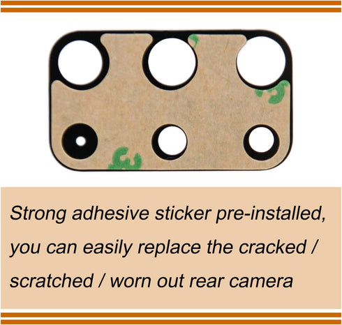 2pcs Rear Camera Glass Lens Replacement with Adhesive & Repair Toolkit & Back Camera Cover for Samsung S20 Plus...