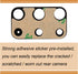 2pcs Rear Camera Glass Lens Replacement with Adhesive & Repair Toolkit & Back Camera Cover for Samsung S20 Plus...