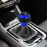 Abfer Leather Shift Knob 5 Speed Car Gear Shifter Knobs Round Stick Shifting Lever Fit for Most Vehicle, Blue...