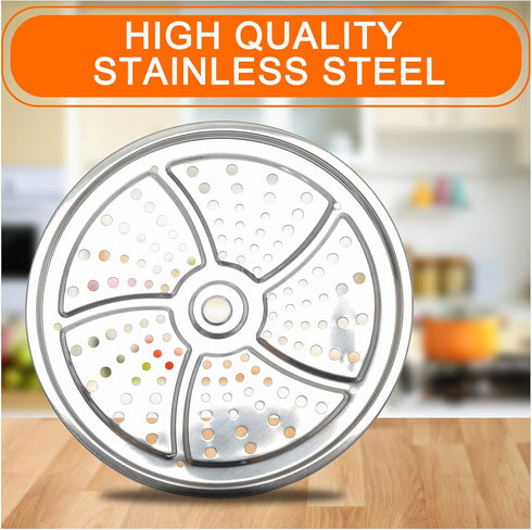2Pack Canner Rack for Pressure Canner, 11-Inch Stainless Steel Pressure Cooker Rack, Compatible with Presto, All-American and More...