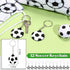 48 Pcs Soccer Party Favors Supplies, 12 Soccer Silicone Bracelet 12 Soccer Drawstring Treat Bag 12 Mini Soccer Stress Ball and 12 Soccer Keychains...