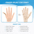 Pinky Finger Splint, Finger Splint for Pinky, Broken Finger, Trigger Finger, Metacarpal Splint Hand Brace, Little Finger Brace for Tendonnitis, Pa...