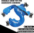 Dog Toys for Aggressive Chewers,Nylon Crab Durable Dog Toy for Medium Large Dogs, Bacon Flavor Interactive Dog Toys for Boredom,Blue...