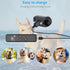 for Delupet Dog Training Collar Charger Replacement, MEROM Power Cable Compatible with Yawpet Dog Shock Collar, 2-in-1 Magnetic Charging and Micro...