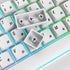 Owpkeenthy 128-Key Japanese White PBT keycaps Custom Minimalist 75 Percent XDA Keycap Set for 60% 65% 75% Fullsize MX Switches MAC Mechanical Keyb...
