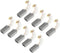 PATIKIL Carbon Brushes 0.55x0.31x2.48 Inch for Electric Motors Power Tool Angle Grinder Table Saw Spare Part Repair, 20 Pack...